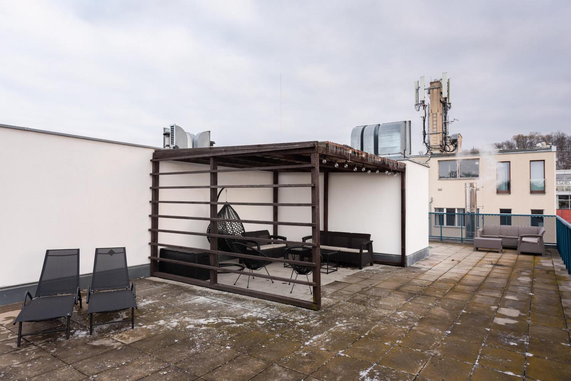 Apartamento Premiumn Penthouse With Terrace In Praga