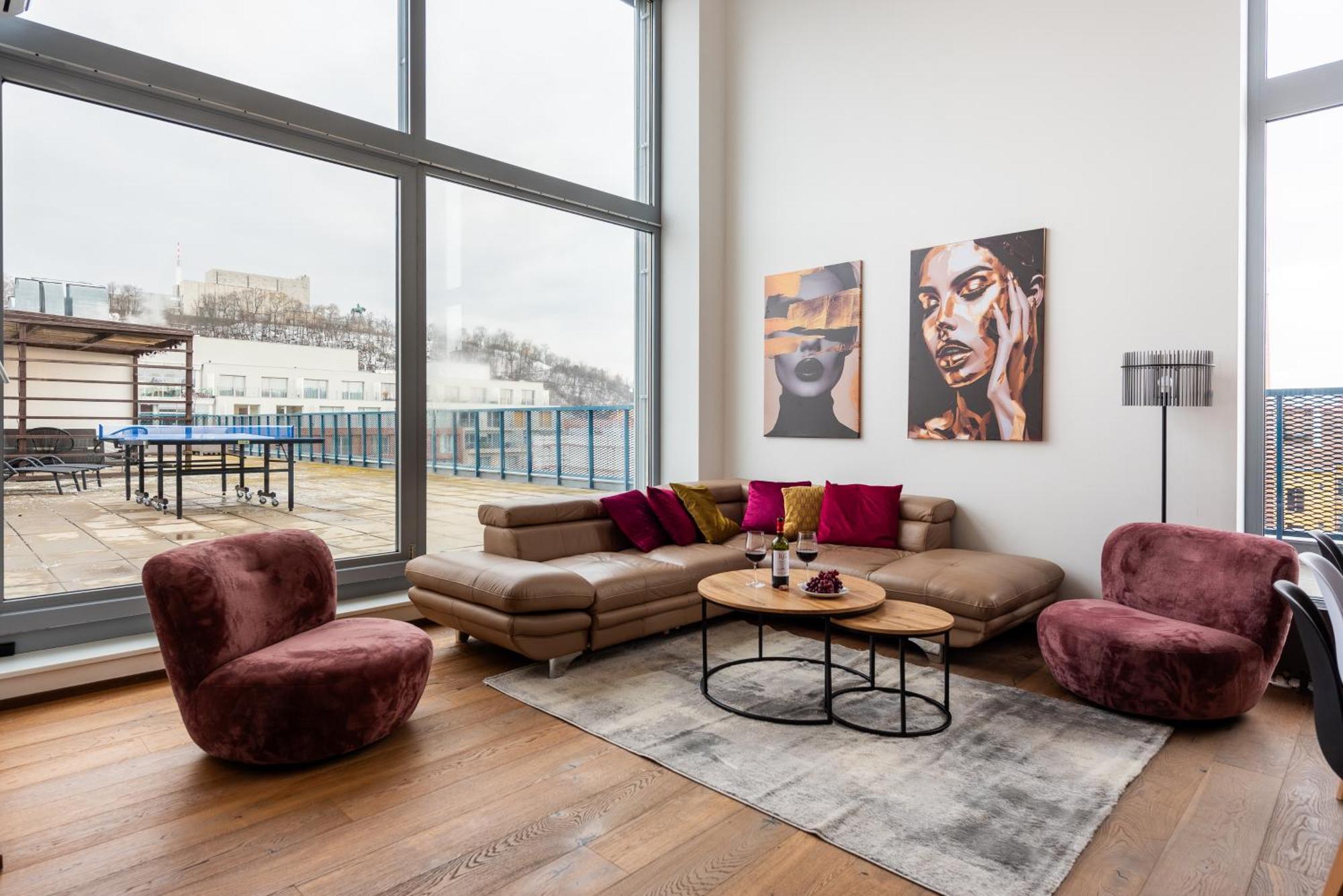 Premiumn Penthouse With Terrace In Apartamento Praga